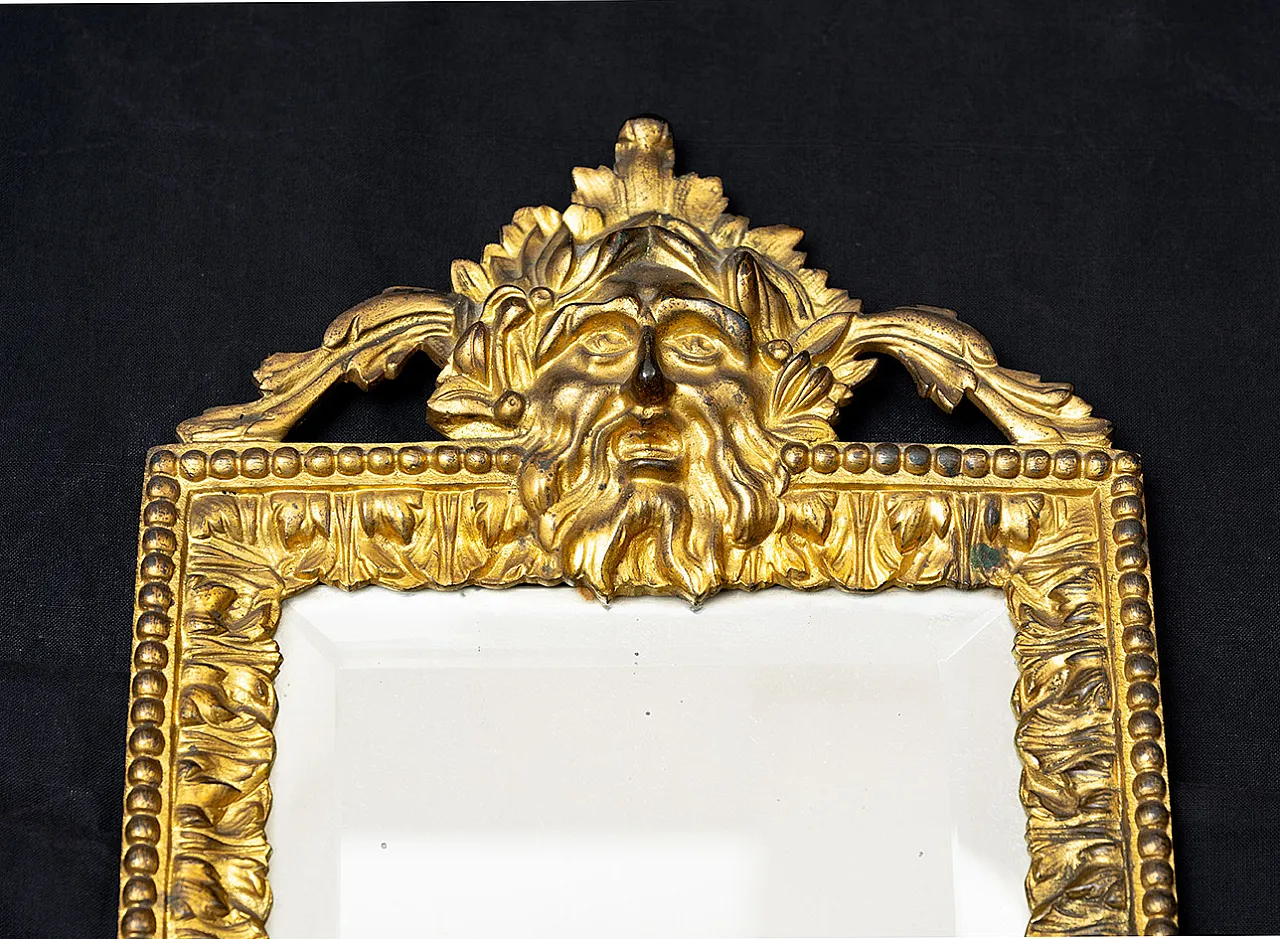 Coppia di specchiere "Ventoline"Napoleone III in bronzo dorato, '800 3