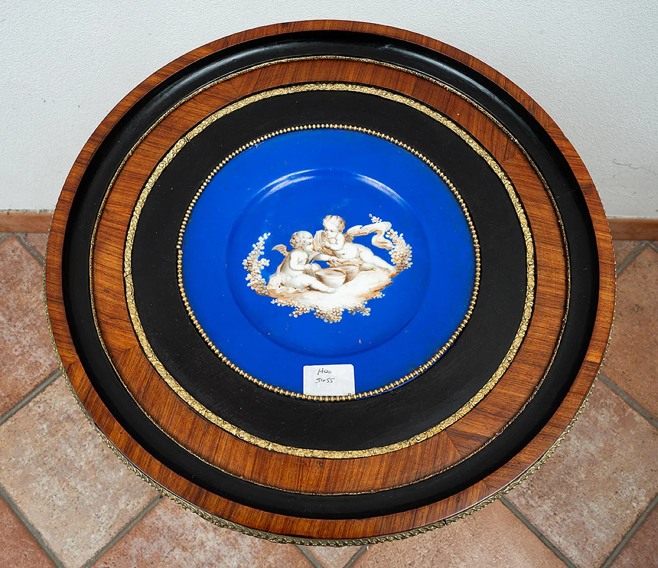 Table Napoleon III in precious exotic woods, 19th century 2