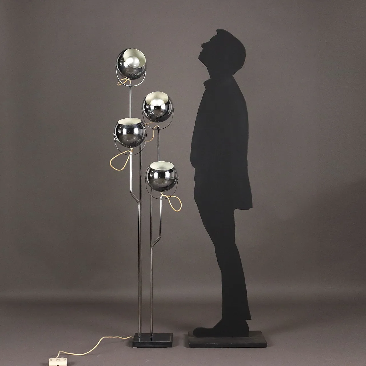 Floor lamp with adjustable spheres, 1970s 2