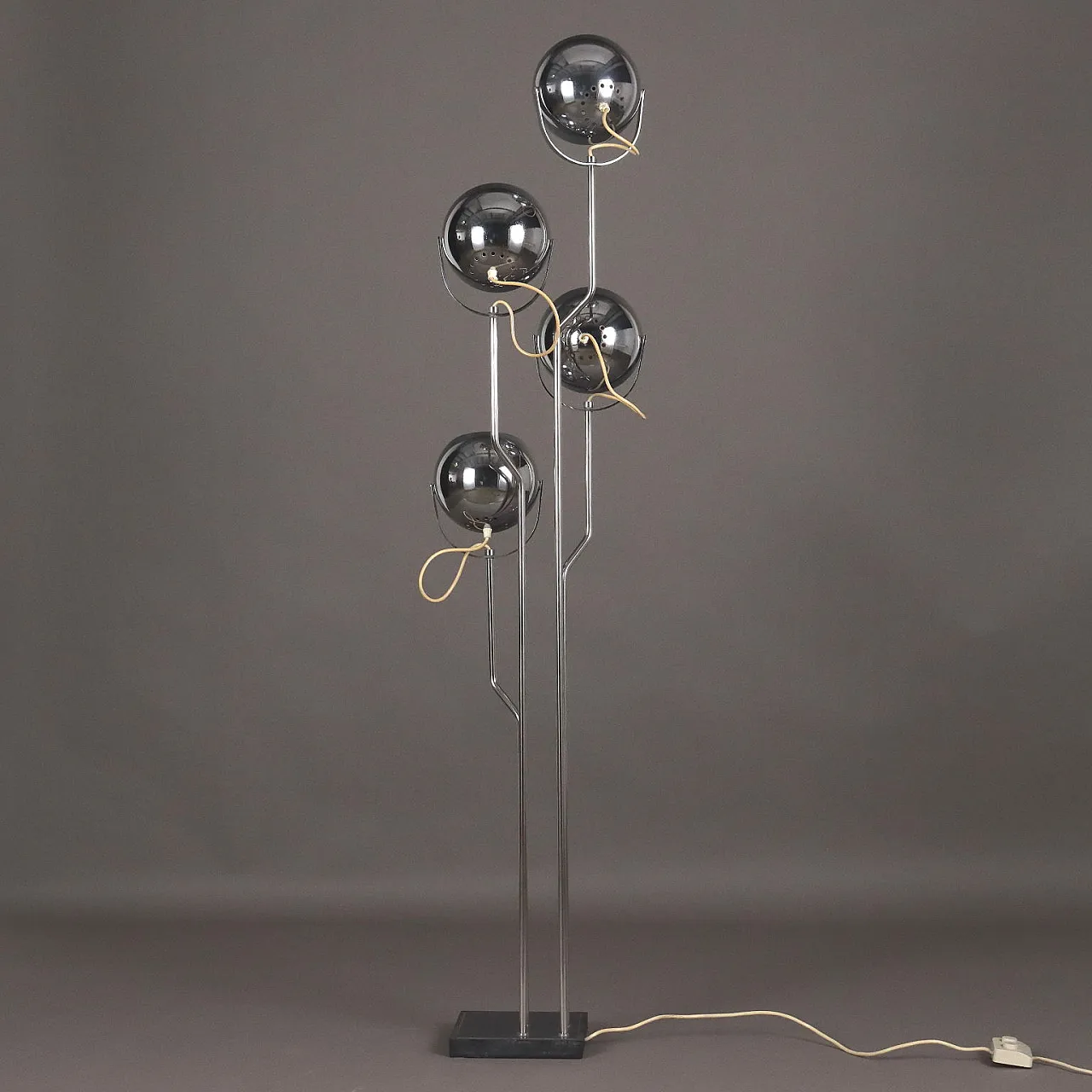 Floor lamp with adjustable spheres, 1970s 7