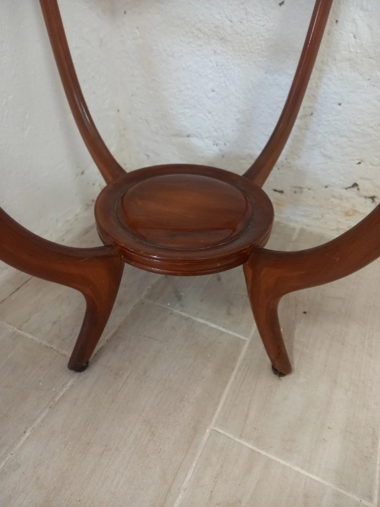 Table in wood style Borsani, 40s 9