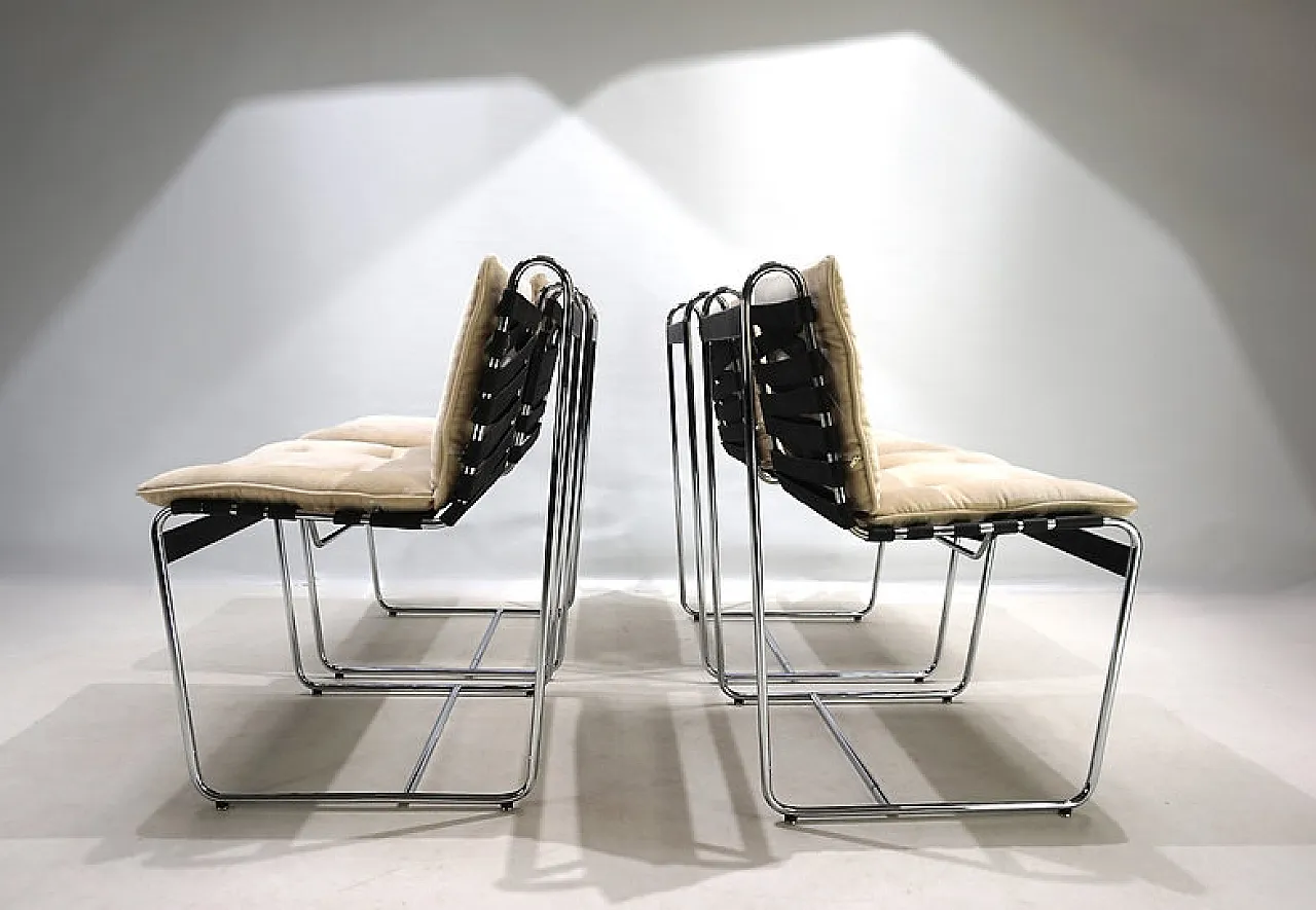 4 Tecta D 96 dining chairs by Hans Könecke, 1960s 1