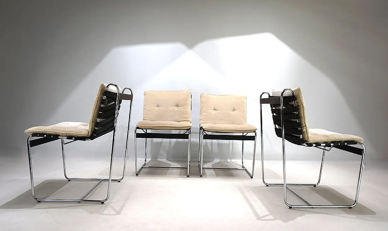 4 Tecta D 96 dining chairs by Hans Könecke, 1960s 4