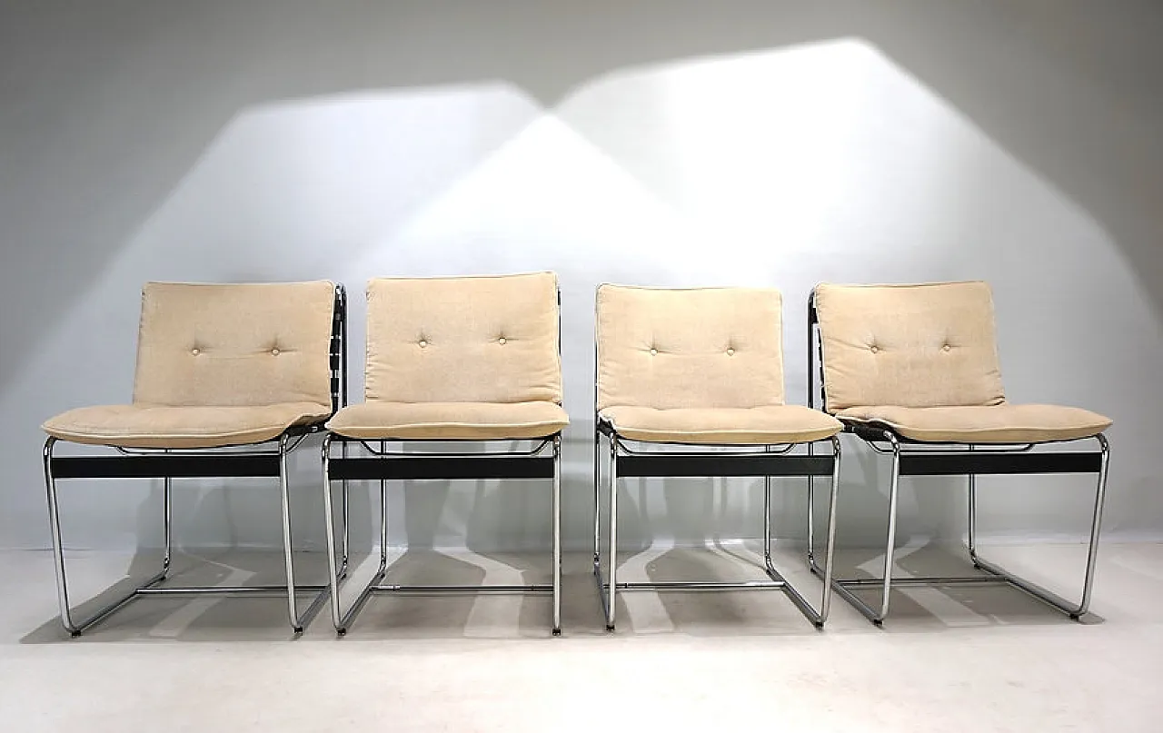 4 Tecta D 96 dining chairs by Hans Könecke, 1960s 6