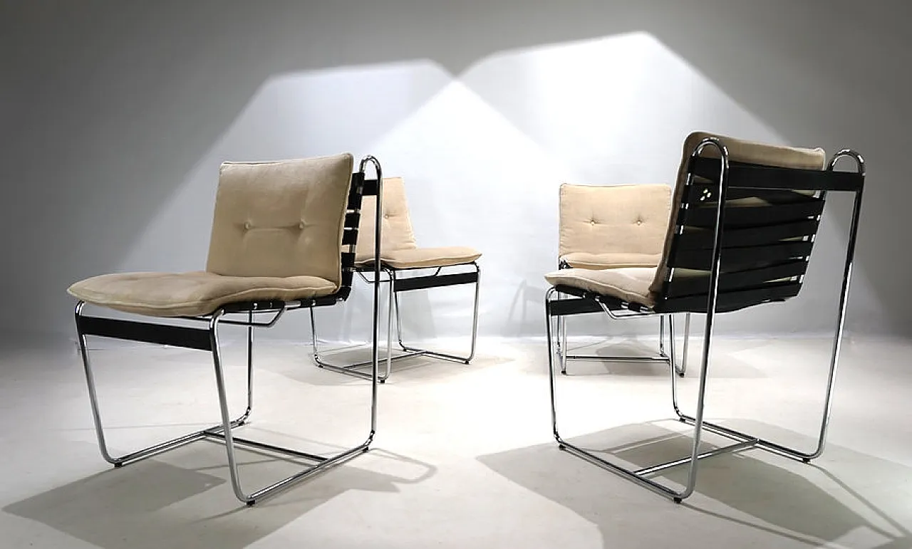 4 Tecta D 96 dining chairs by Hans Könecke, 1960s 7