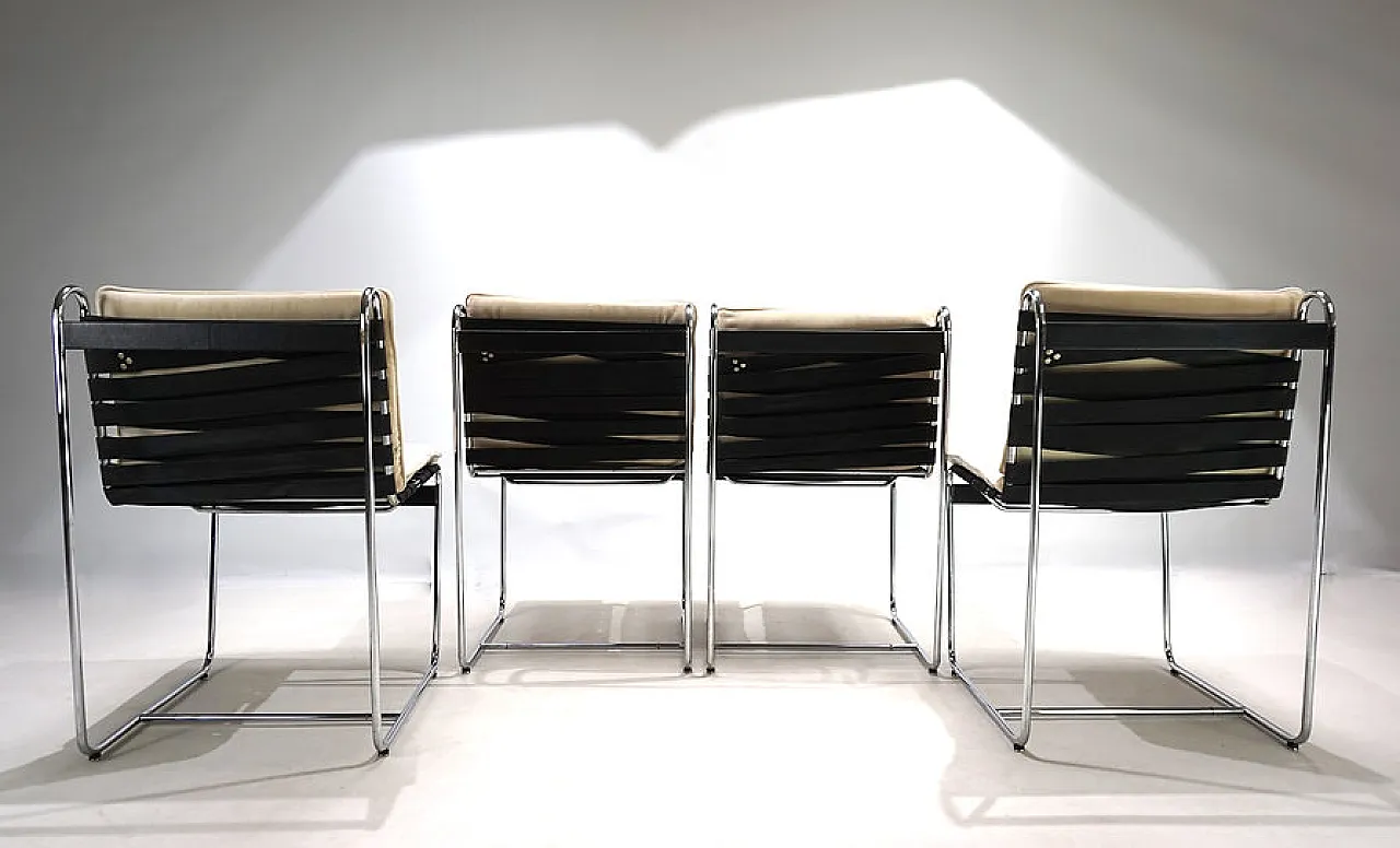 4 Tecta D 96 dining chairs by Hans Könecke, 1960s 9