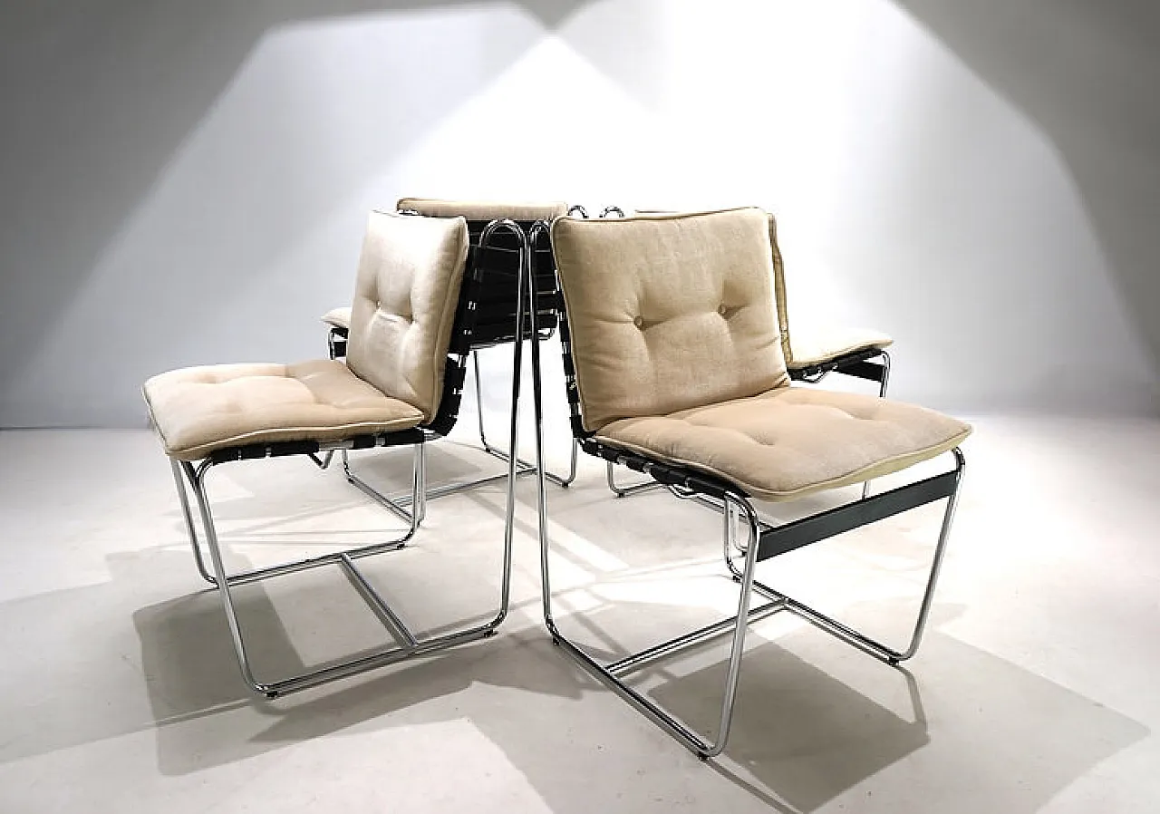 4 Tecta D 96 dining chairs by Hans Könecke, 1960s 14