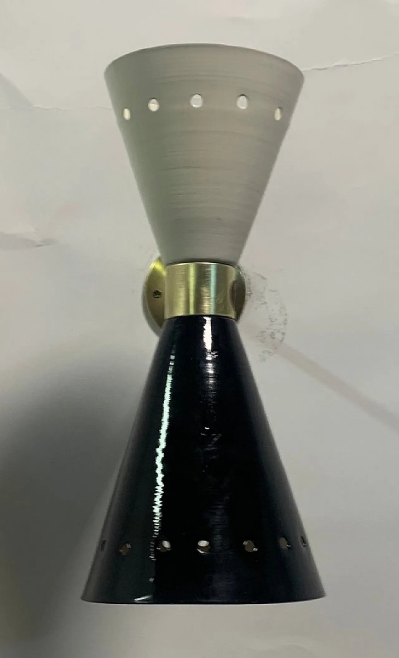 Diablo Model Brass Sconce, 1950s 3