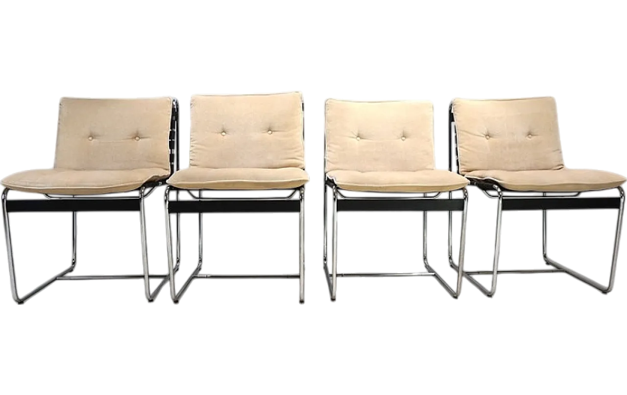 4 Tecta D 96 dining chairs by Hans Könecke, 1960s 16