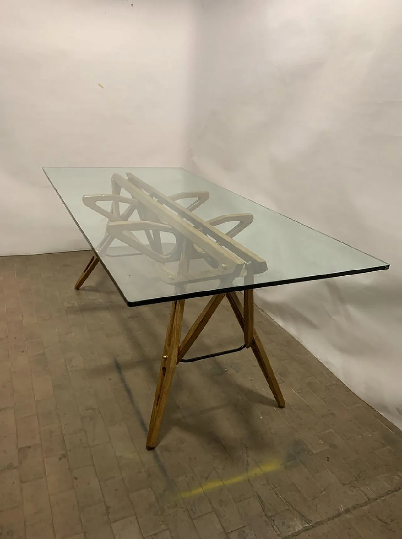 Tavolo Reale di Carlo Mollino produzione Zanotta, anni '90 5