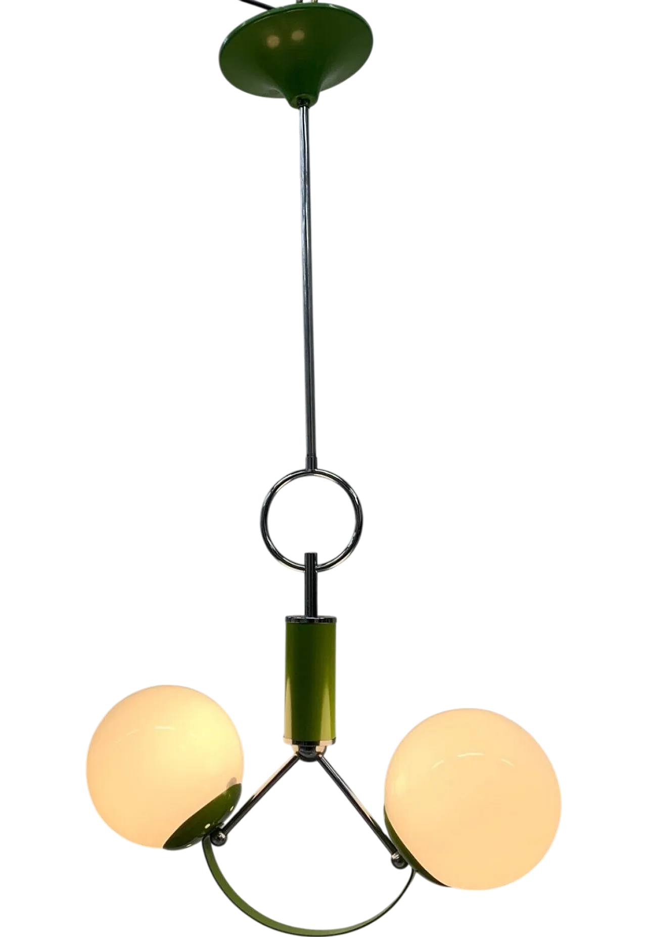 Lampadario a sospensione attribuito a Stilnovo, anni '70 6