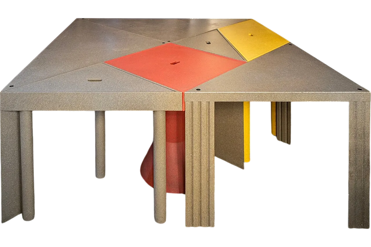 7 Tavoli Tangram di Massimo Morozzi per Cassina, anni '80 7