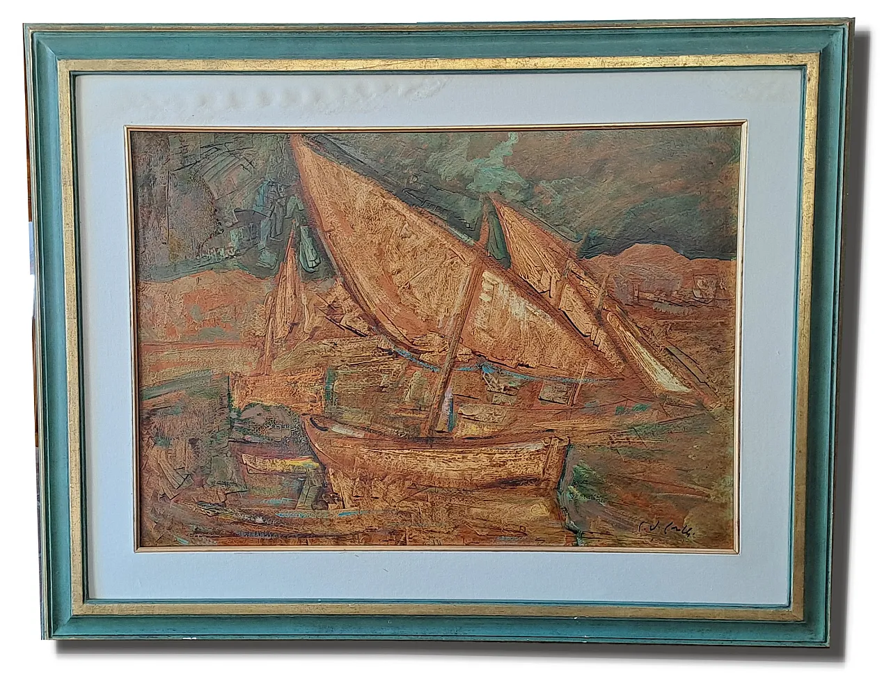 Barche a vela di Giuseppe Caselli (1893 - 1976) 1