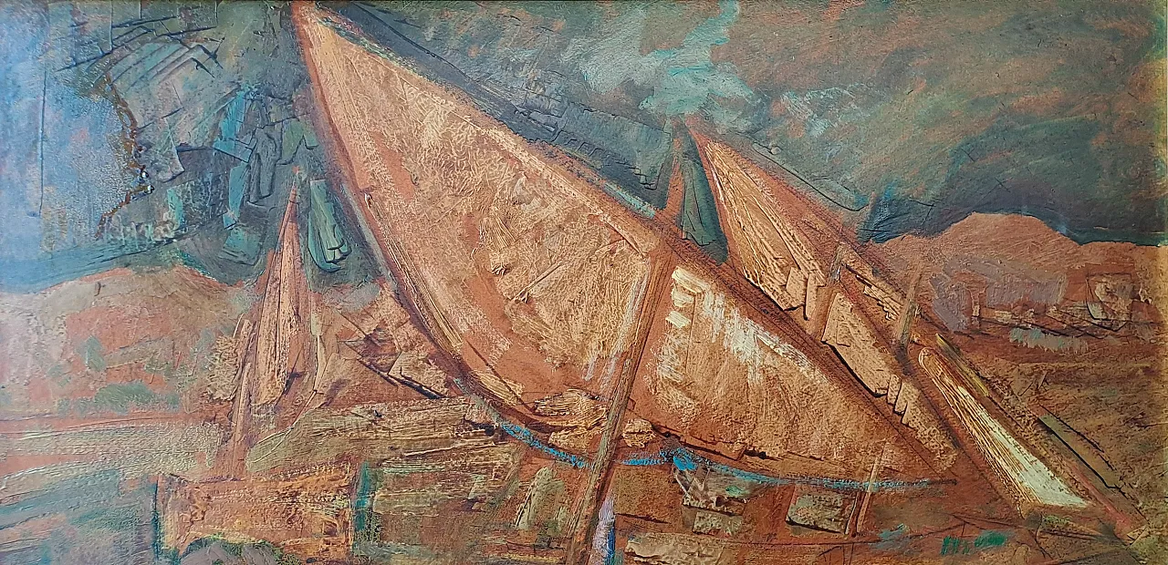 Barche a vela di Giuseppe Caselli (1893 - 1976) 3