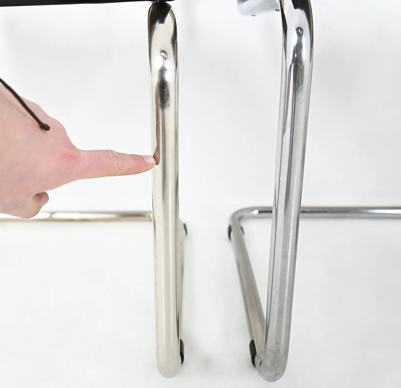 4 Sedie da pranzo in stile B32 di Marcel Breuer, anni '90 10