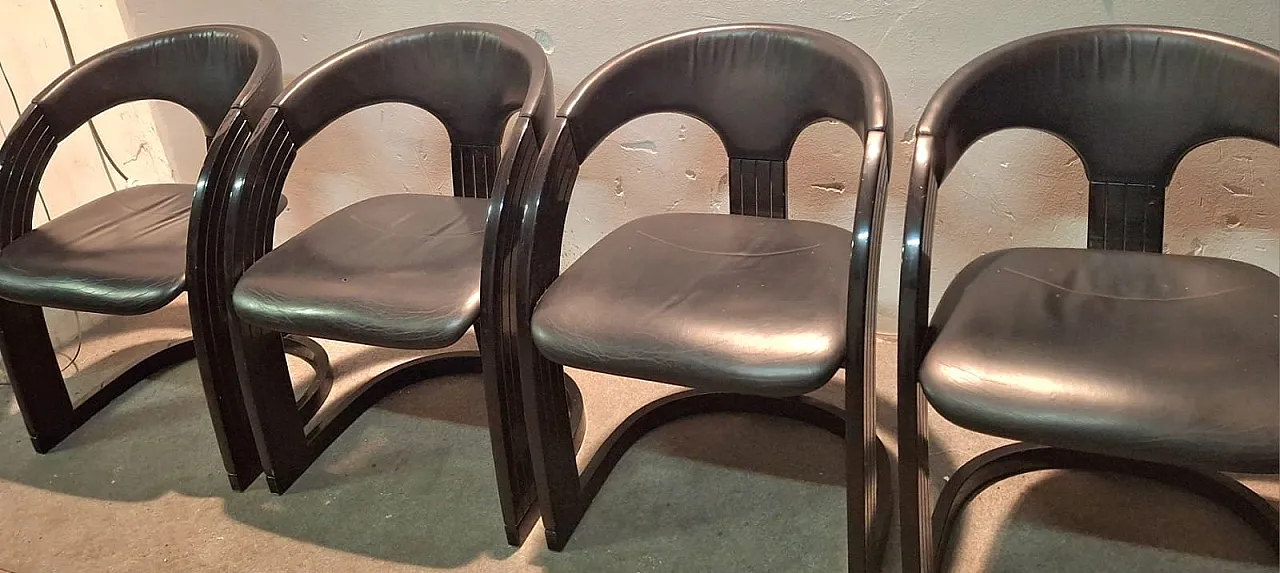 4 Sedie da pranzo Springer Onassis, anni '90 2