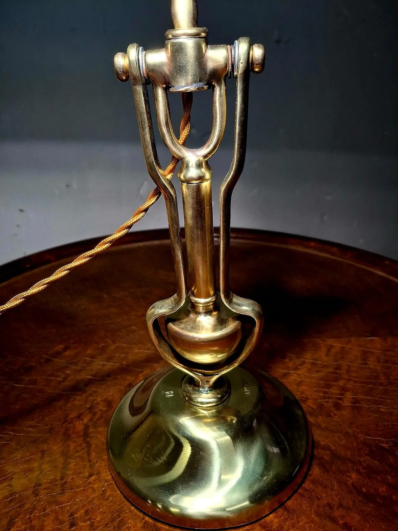 Churchill Lamp in Brass with Adjustable Naval Joint, 30s 7