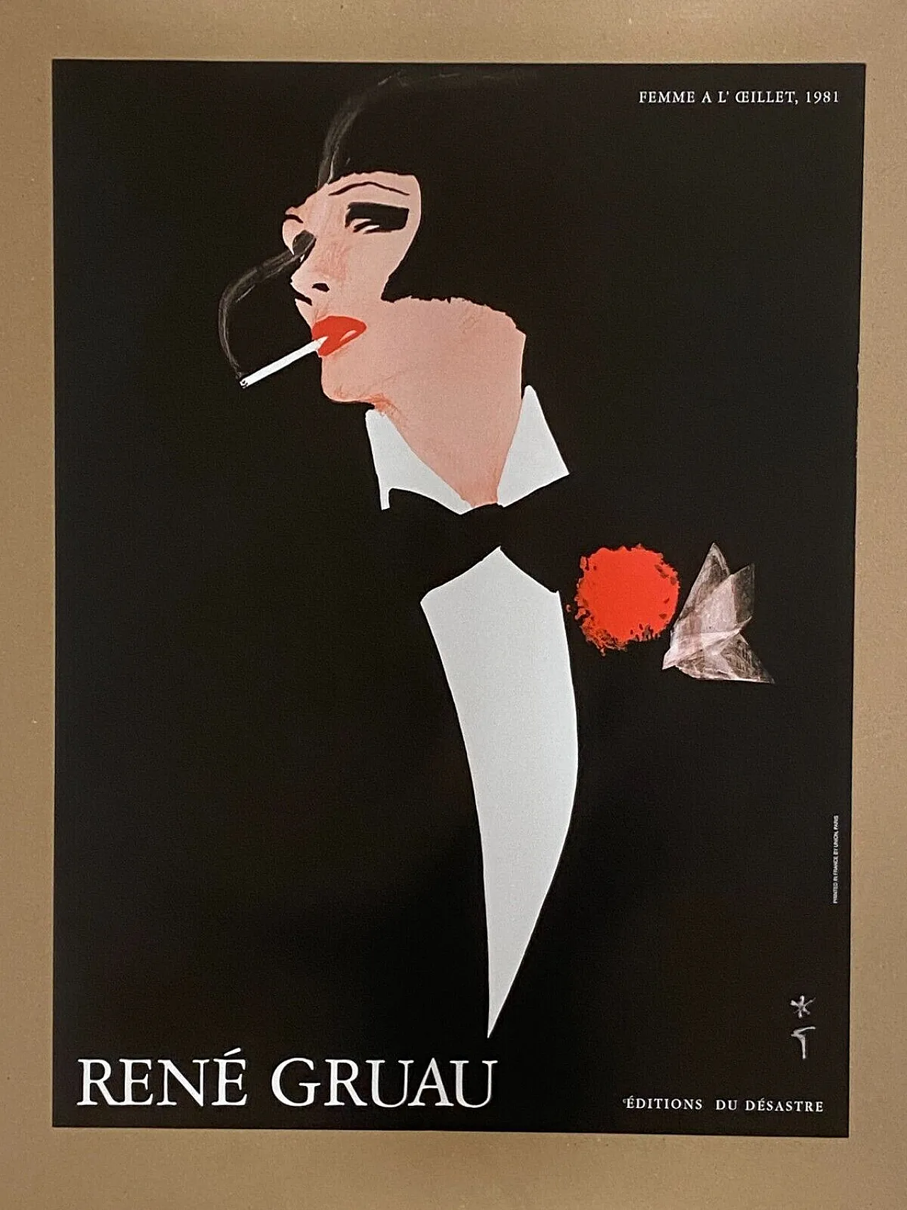 René Gruau, WOMEN'S EYEBROW, 1980s 2