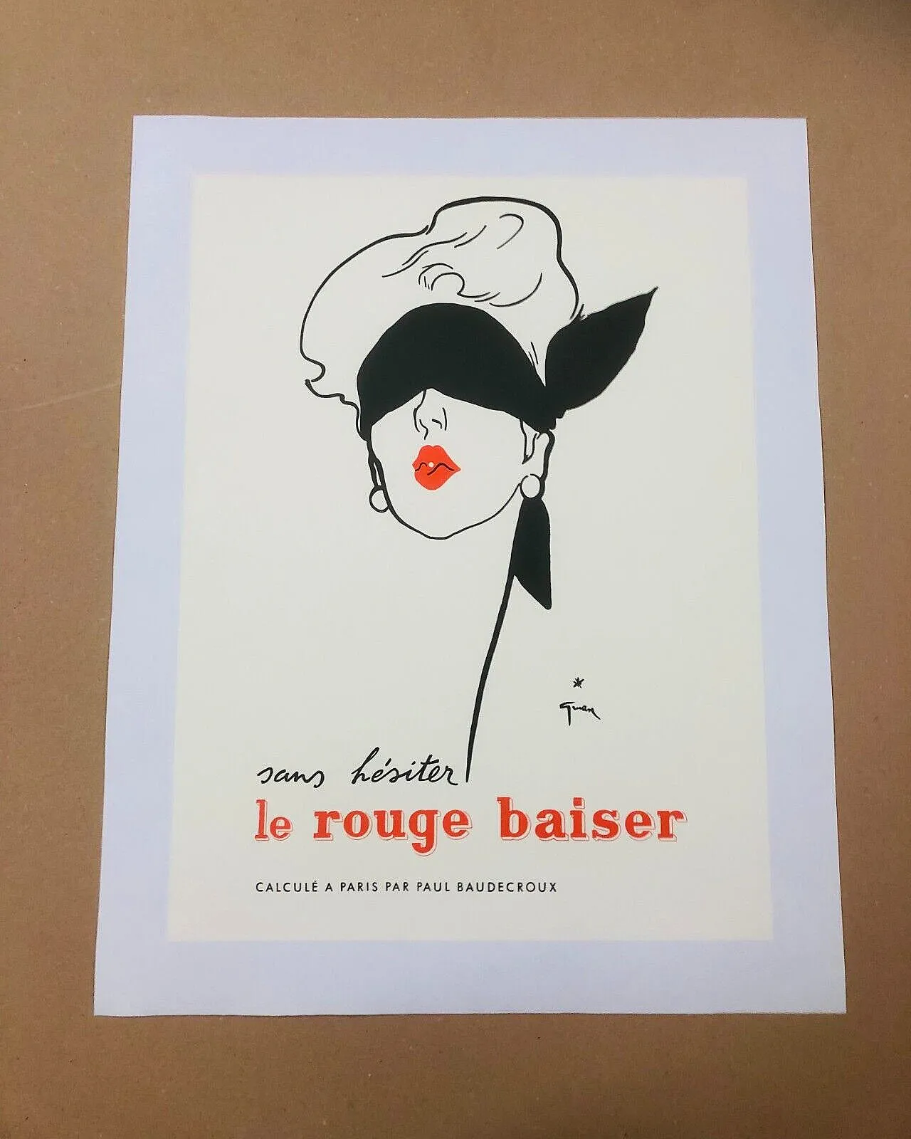 René Gruau, - LE ROUGE BAISER - poster, 1970 3