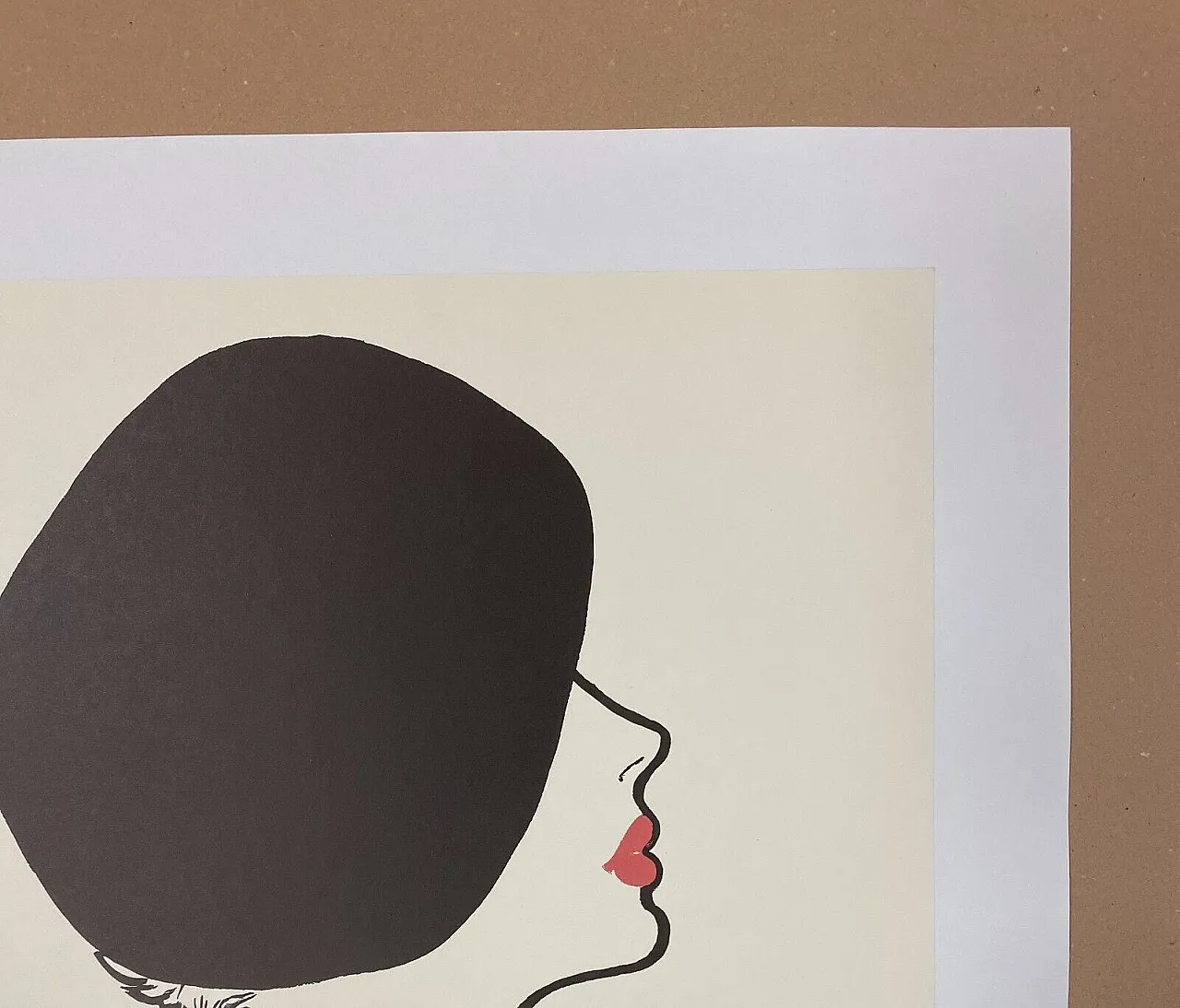 René Gruau- LE ROUGE KISSER allows him to kiss - poster, 1970s 5