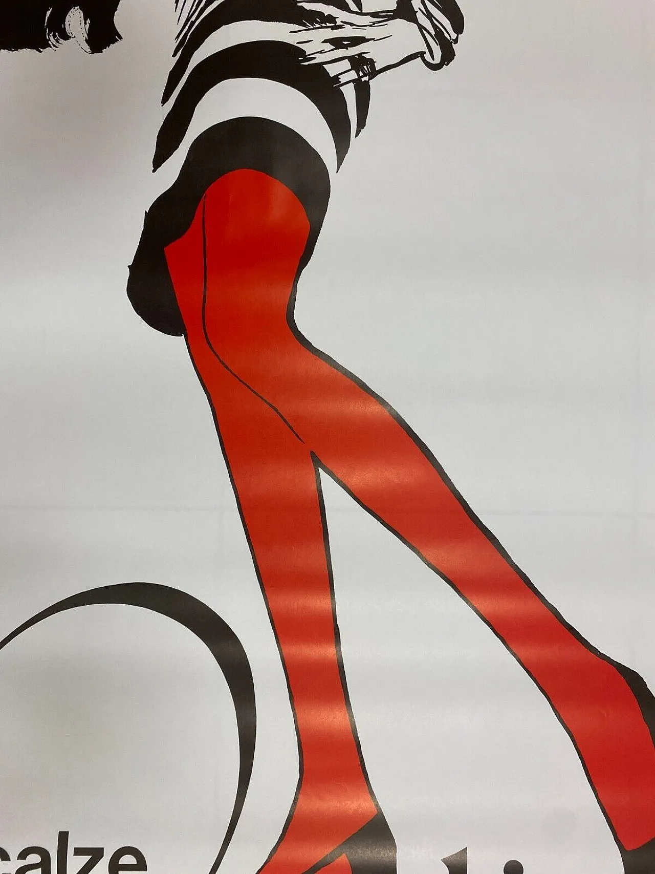 René Gruau, CALZE ORTALION, poster, 1970s 8