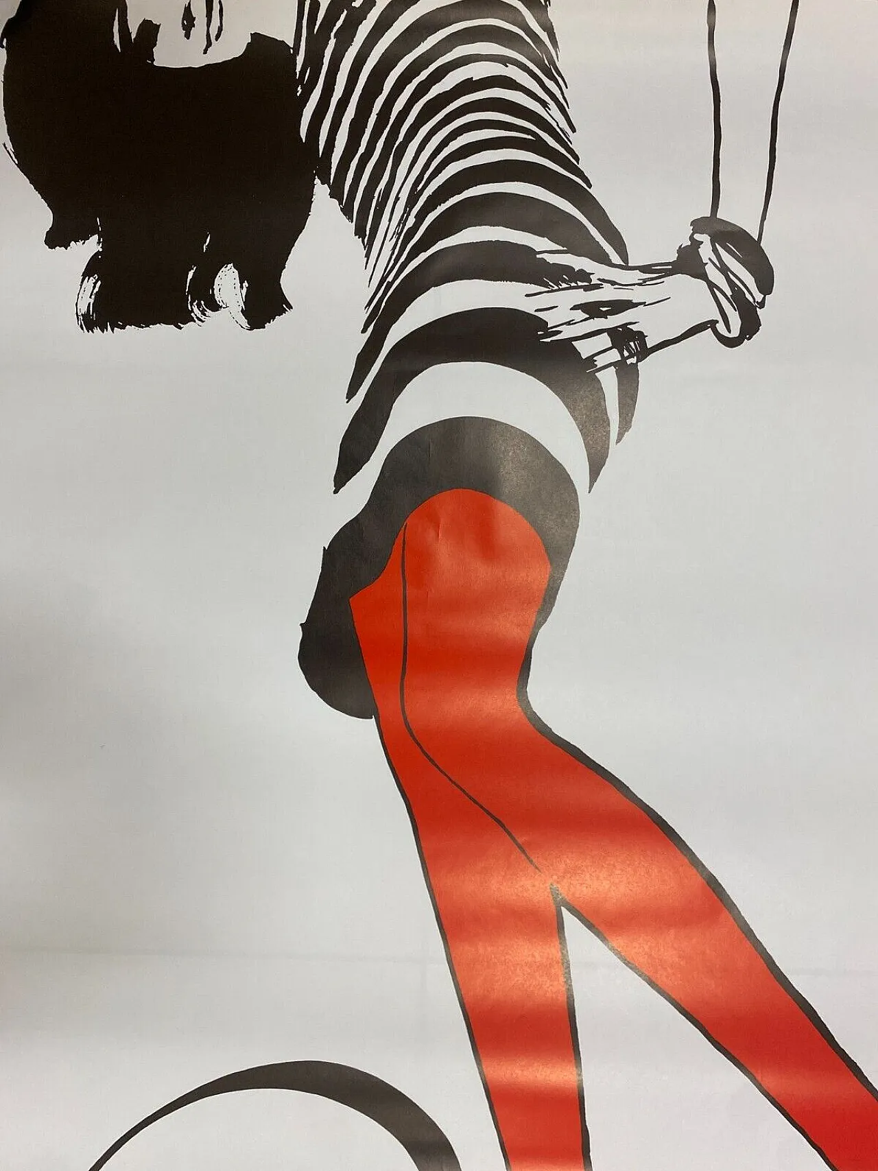 René Gruau, CALZE ORTALION, poster, 1970s 9