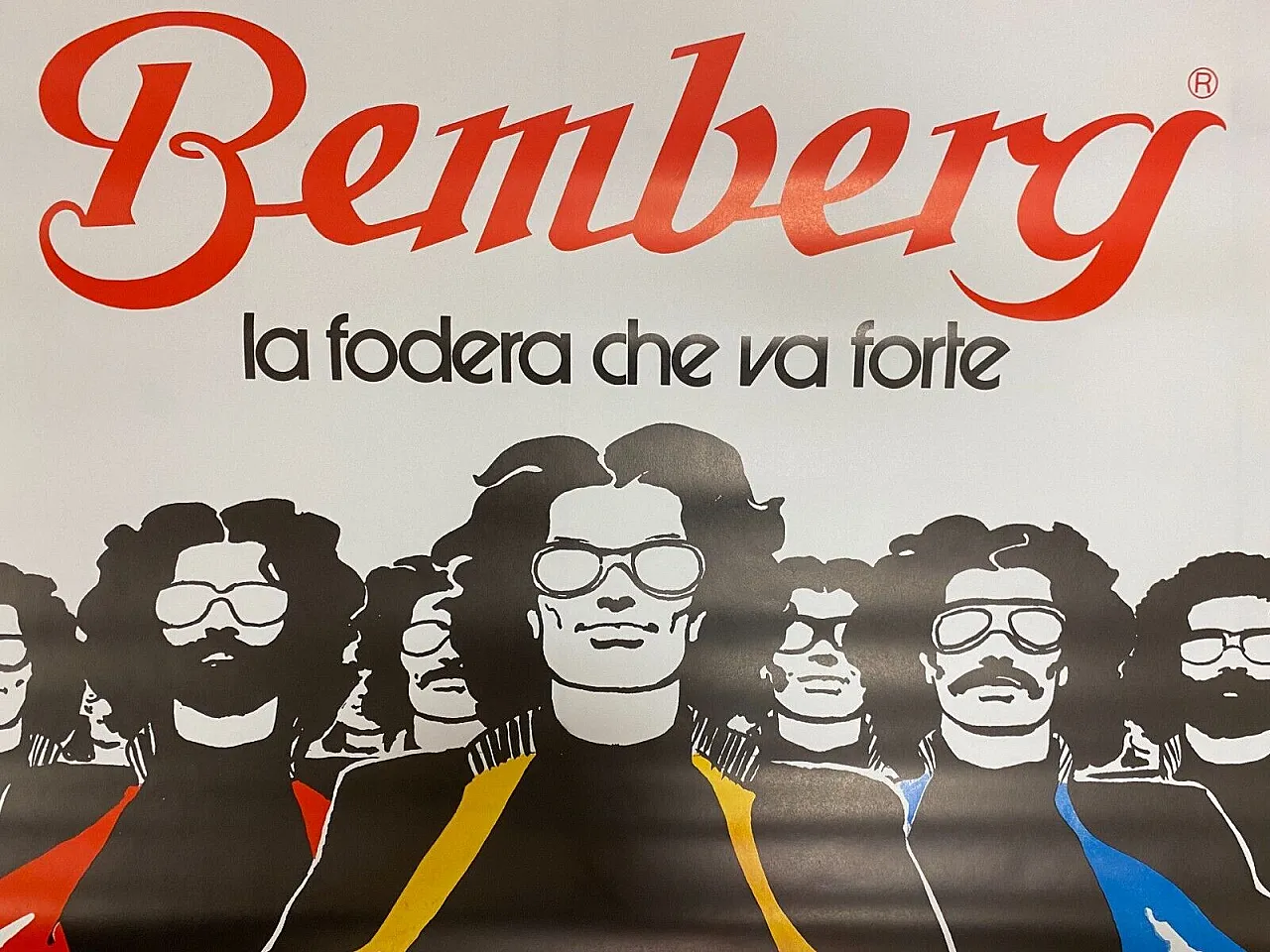 René Gruau, BEMBERG TESSUTI, poster, 1980s 5