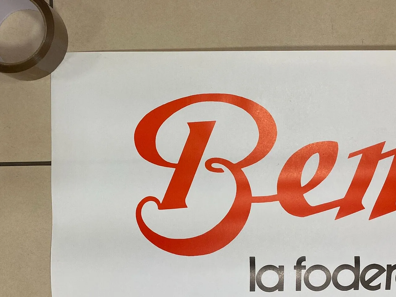 René Gruau, BEMBERG TESSUTI, poster, 1980s 9