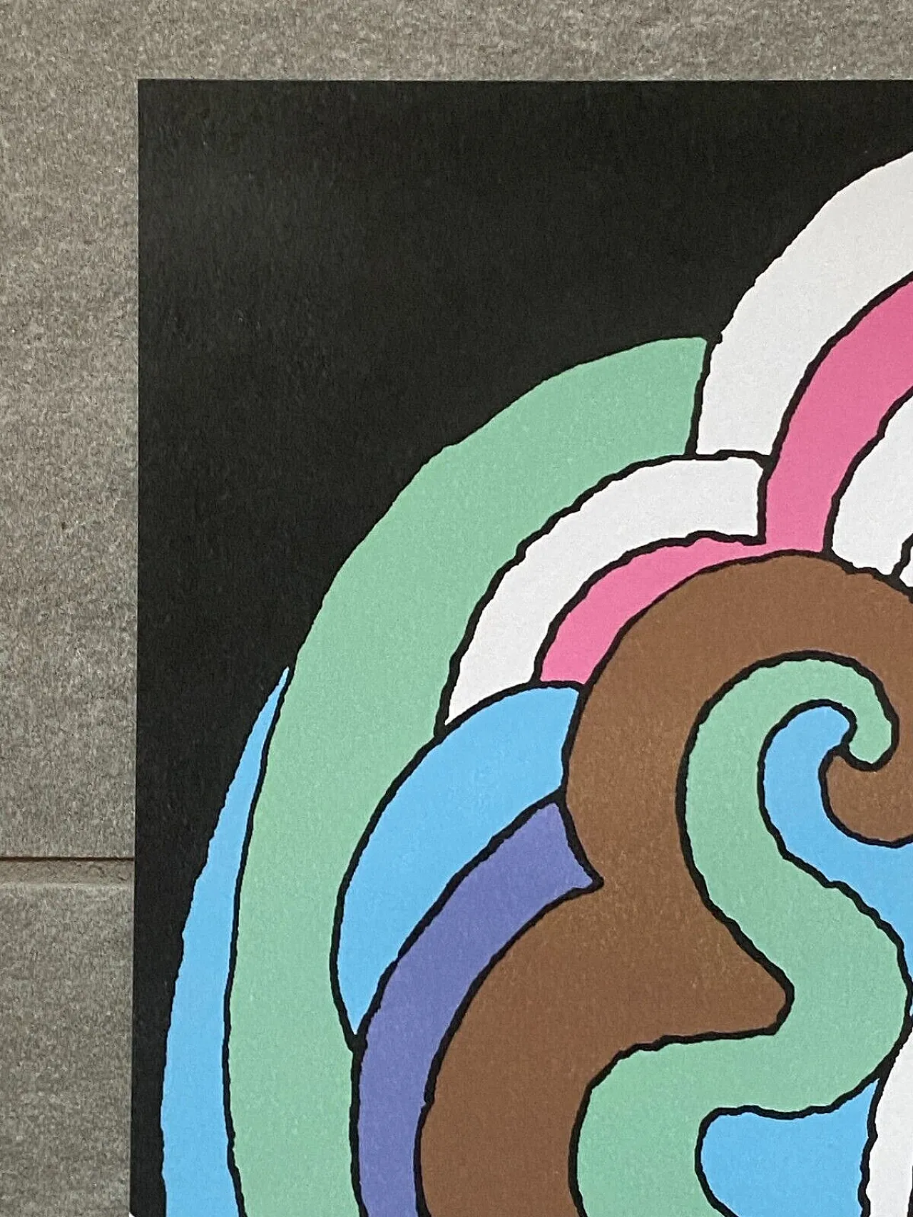 Milton Glaser,  BOB DYLAN Psychedelic, poster, 1980s 2