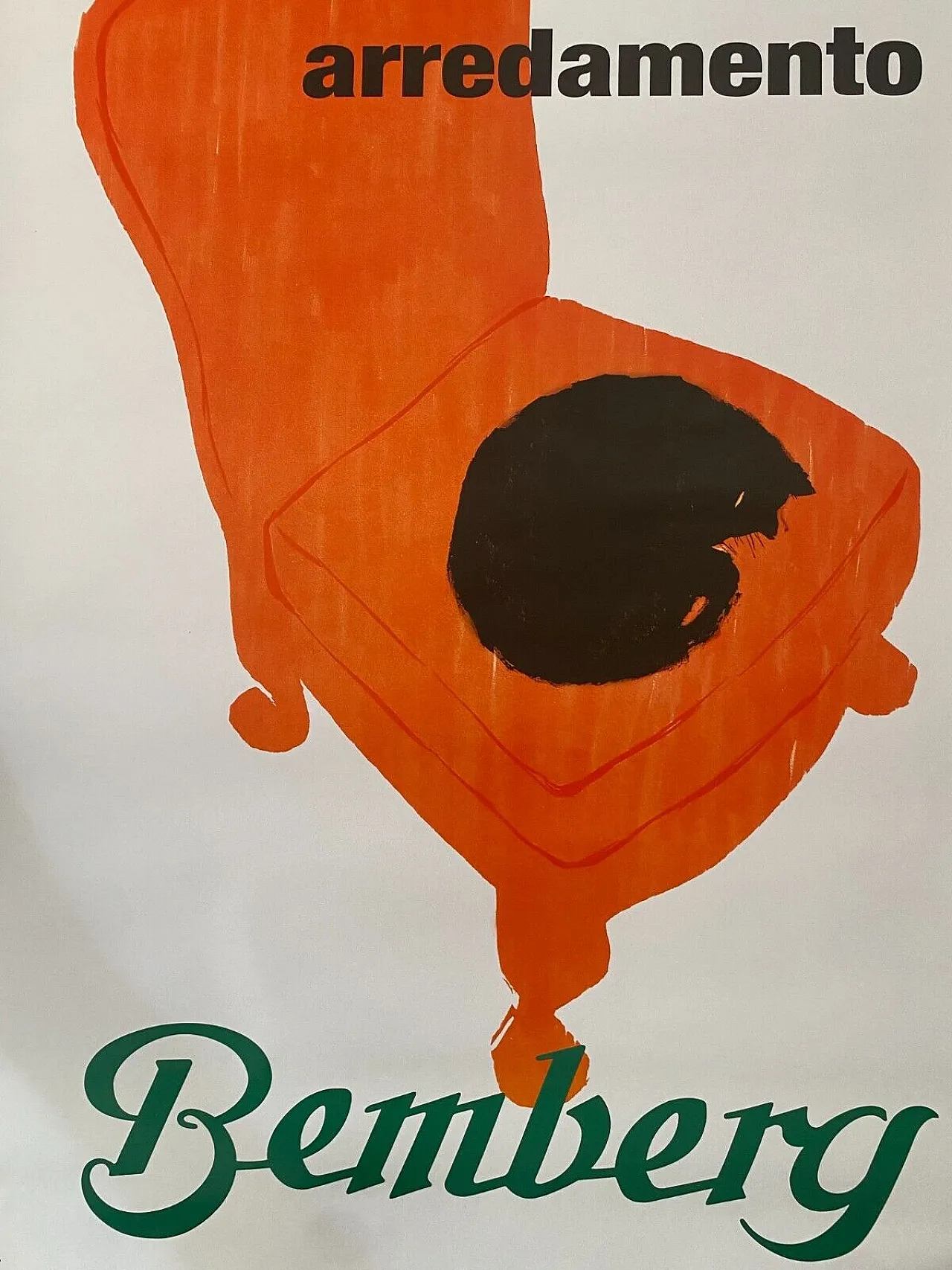 René Gruau, ARREDAMENTO BEMBERG, poster, 1970s 8