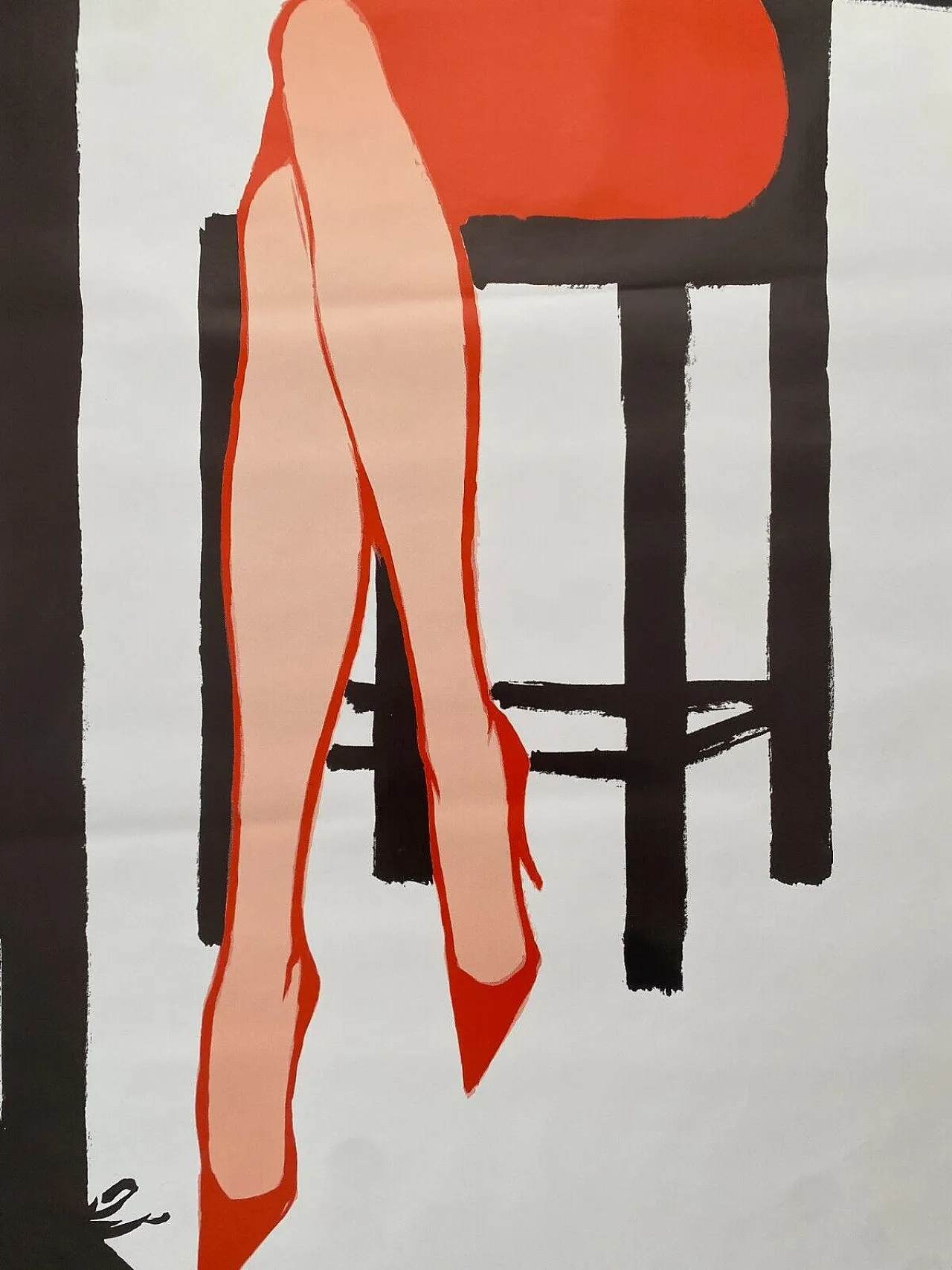René Gruau, CALZE ORTALION, poster, 1970s 12