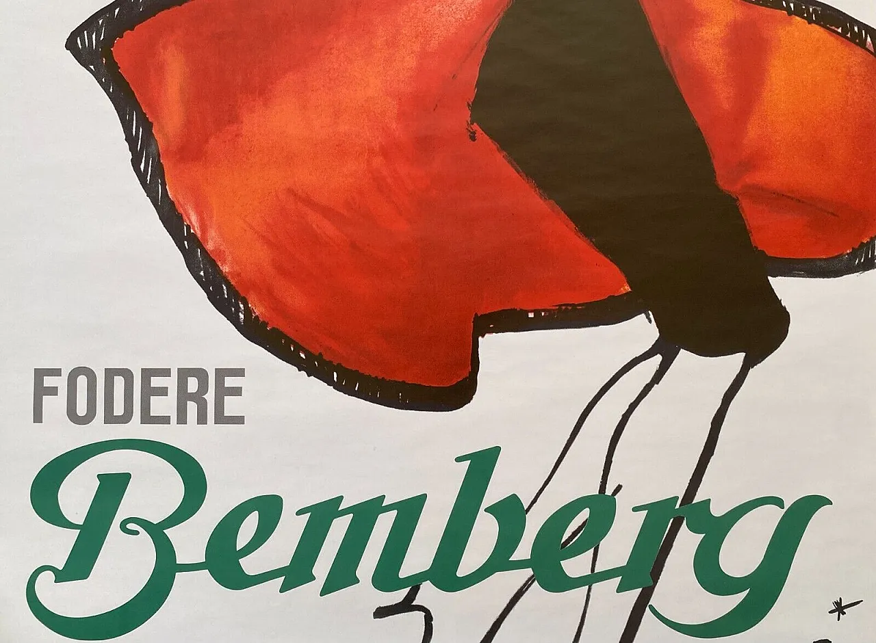René Gruau - FODERE BEMBERG - poster, 1970s 11