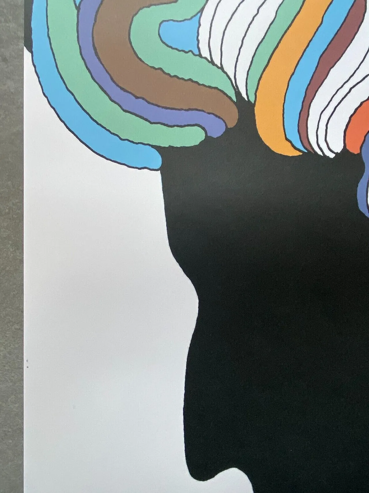 Milton Glaser,  BOB DYLAN Psychedelic, poster, 1980s 8