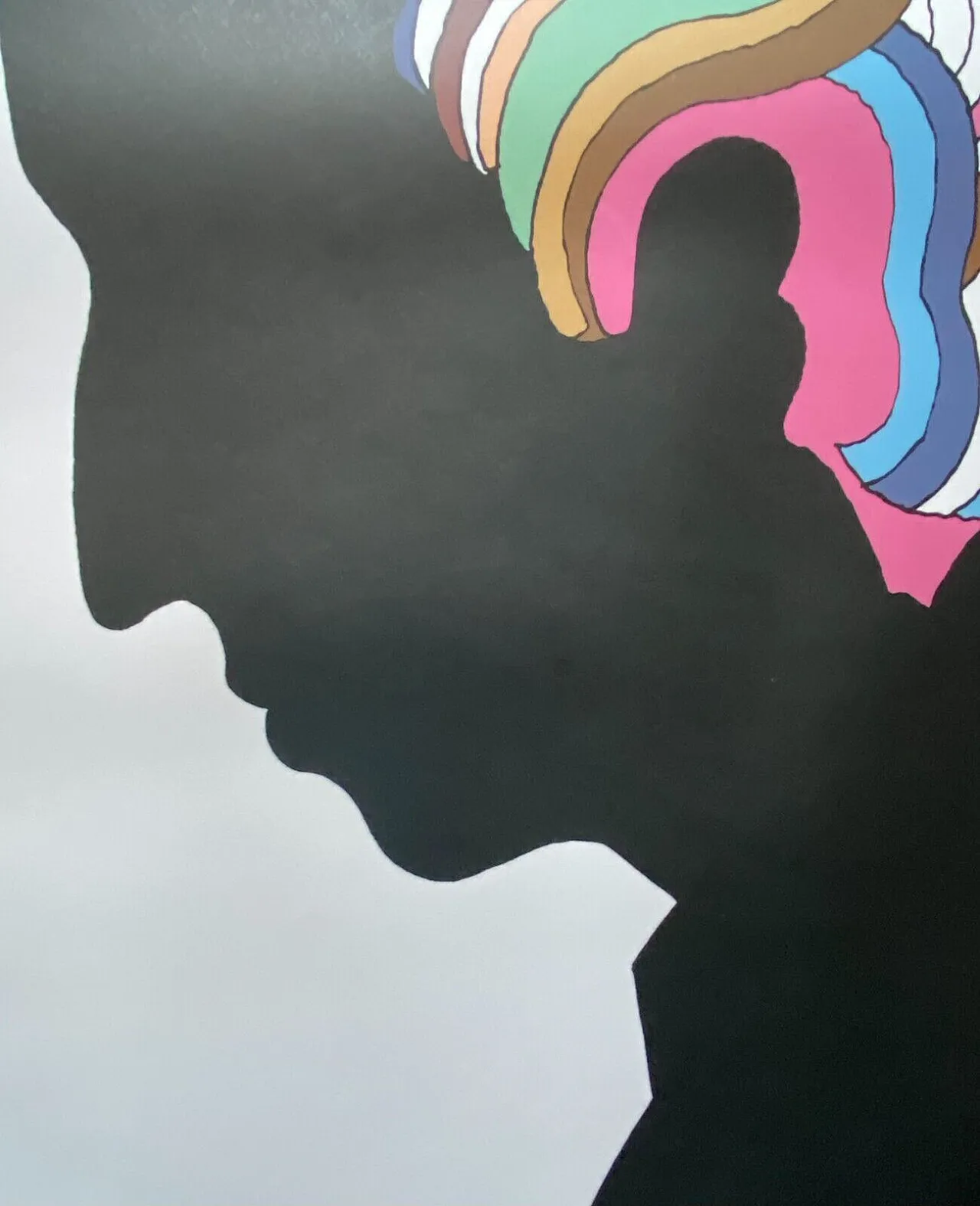 Milton Glaser,  BOB DYLAN Psychedelic, poster, 1980s 12