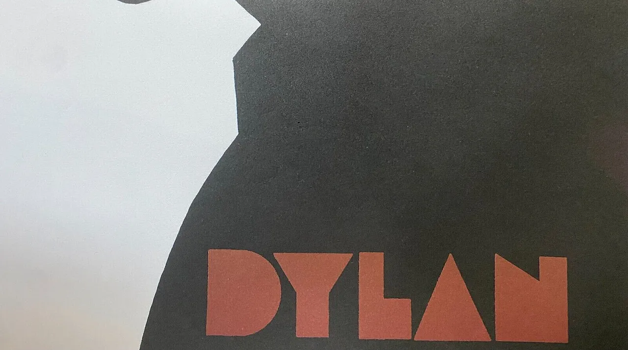 Milton Glaser,  BOB DYLAN Psychedelic, poster, 1980s 14