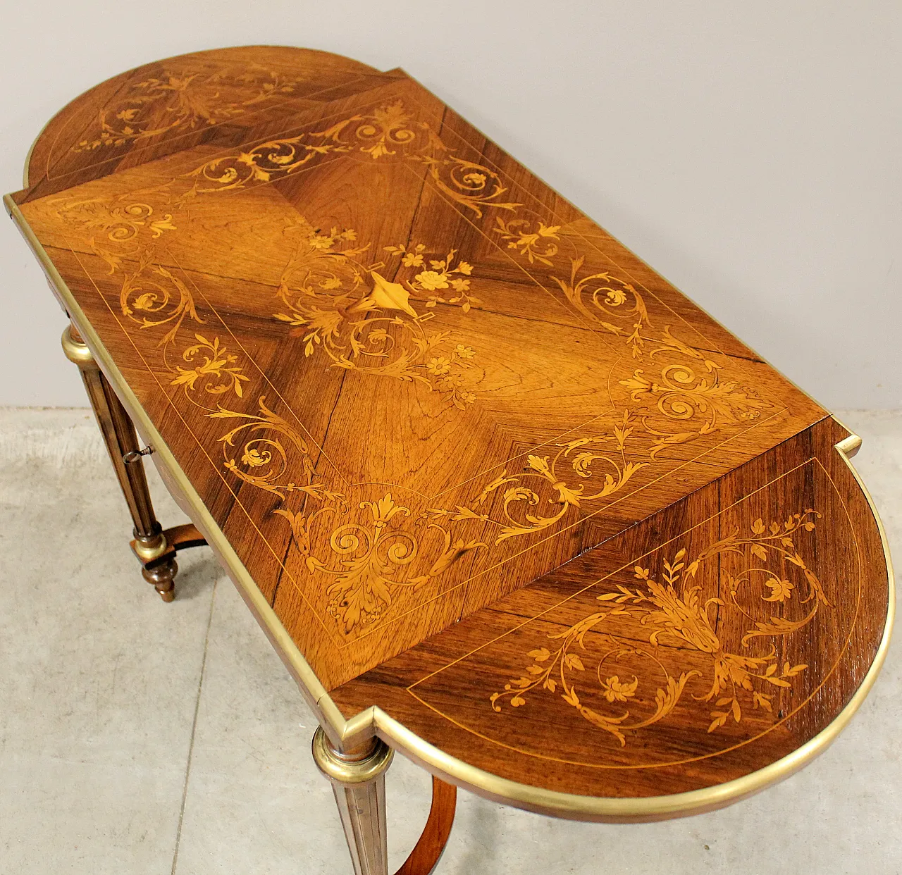 Inlaid table Napoleon III, 19th century 9