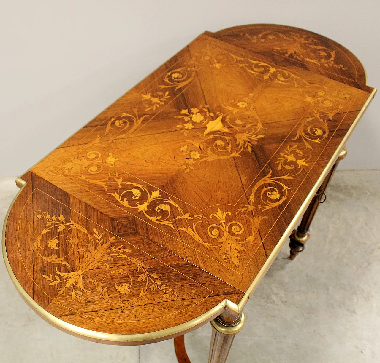 Inlaid table Napoleon III, 19th century 10