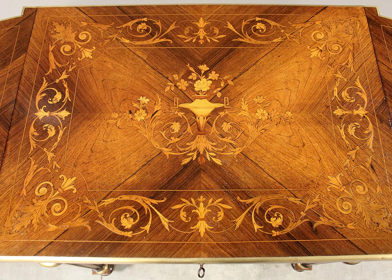 Inlaid table Napoleon III, 19th century 11