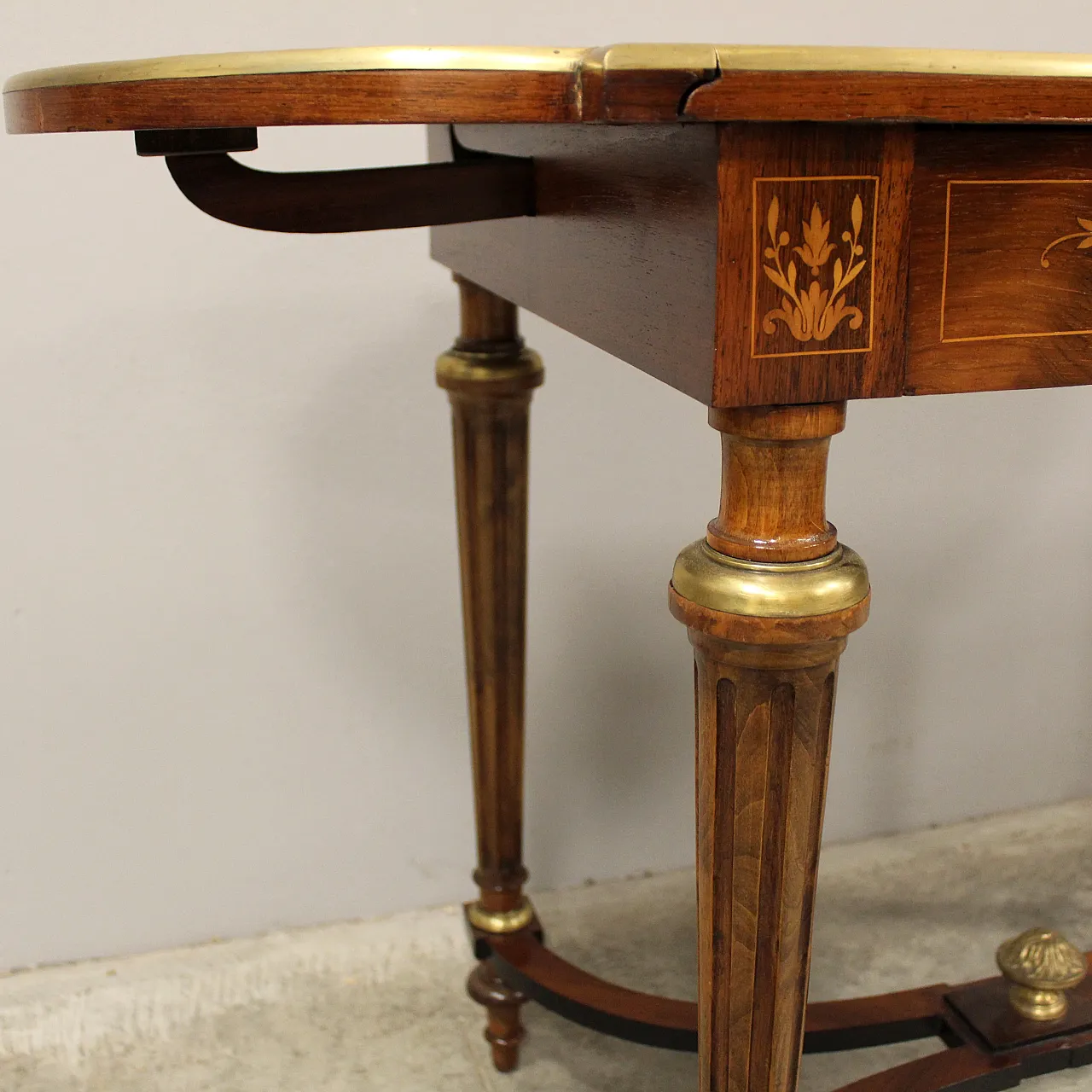 Inlaid table Napoleon III, 19th century 12