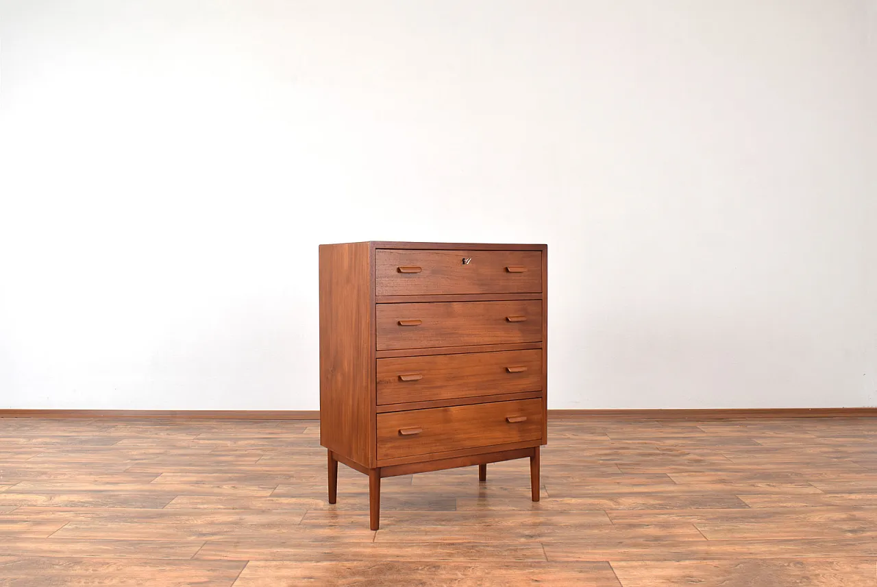 Mid-Century Danish Teak Chest of Drawers, 1960s. 1