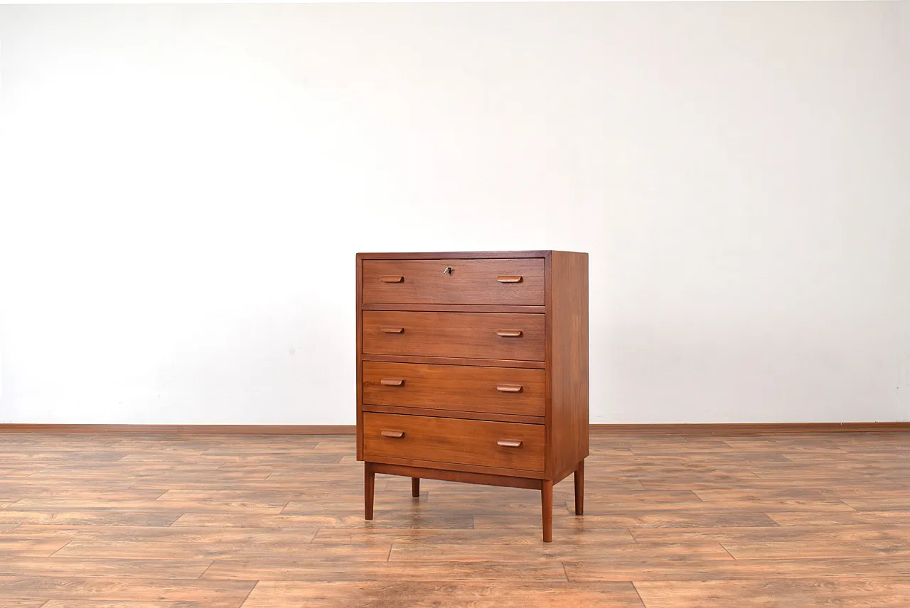 Mid-Century Danish Teak Chest of Drawers, 1960s. 2