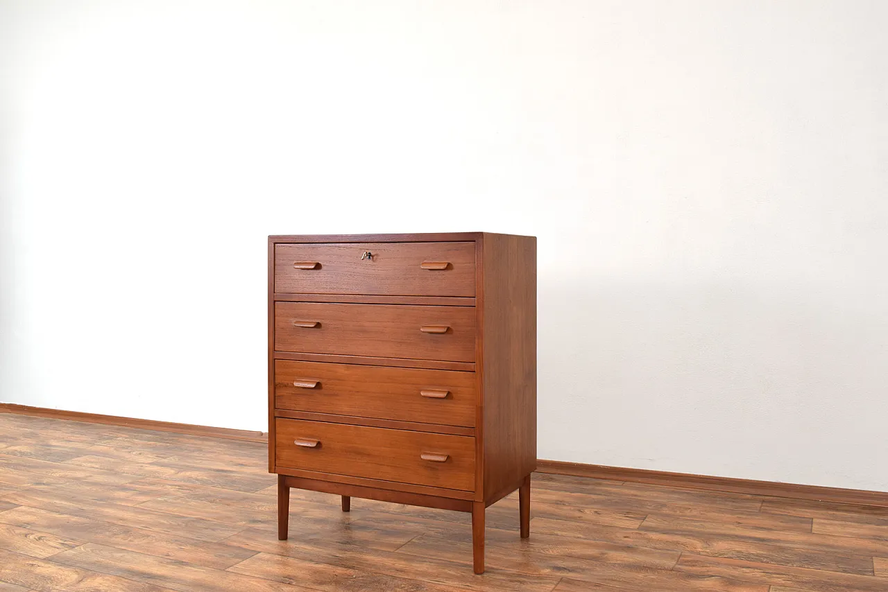 Mid-Century Danish Teak Chest of Drawers, 1960s. 9
