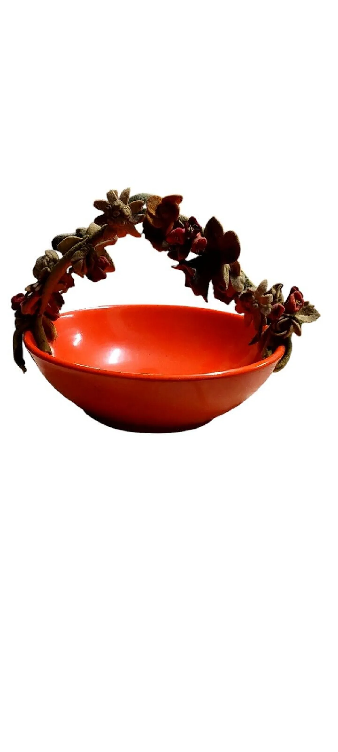 Lenci ceramic bowl vase, 20th century 1