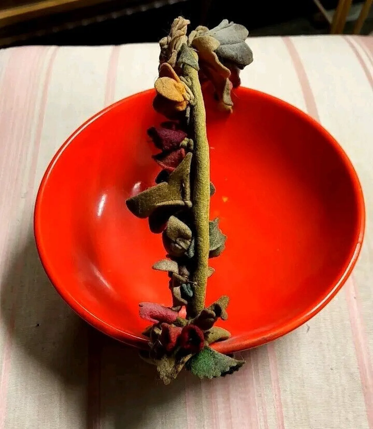 Lenci ceramic bowl vase, 20th century 7