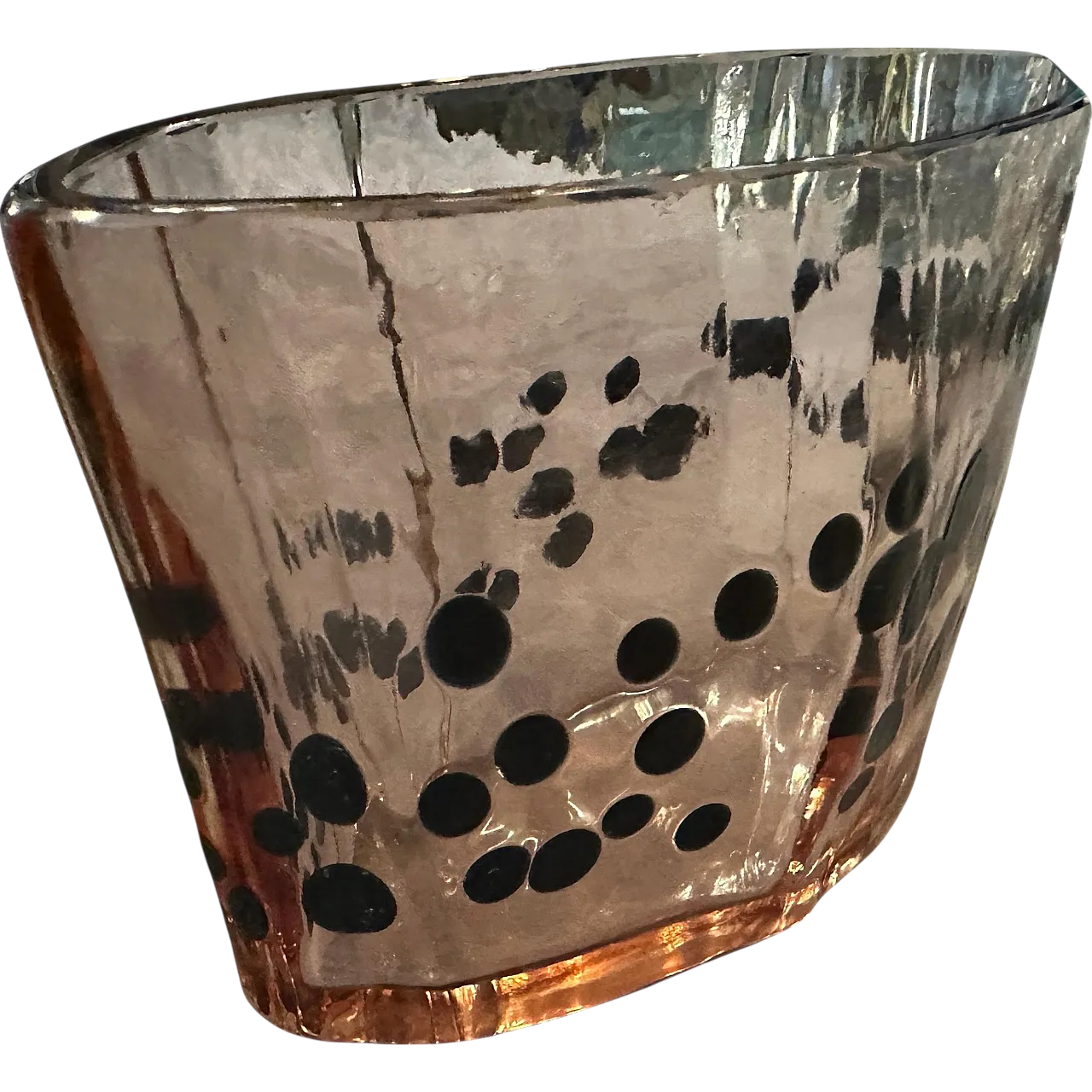 Murano glass vase by Fulvio Bianconi for Venini, 1960s 16