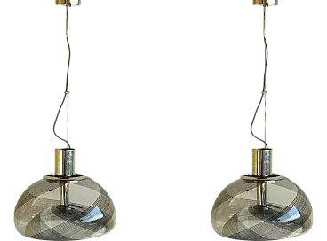 Coppa di lampade in vetro di Murano di La Murrina, anni '70