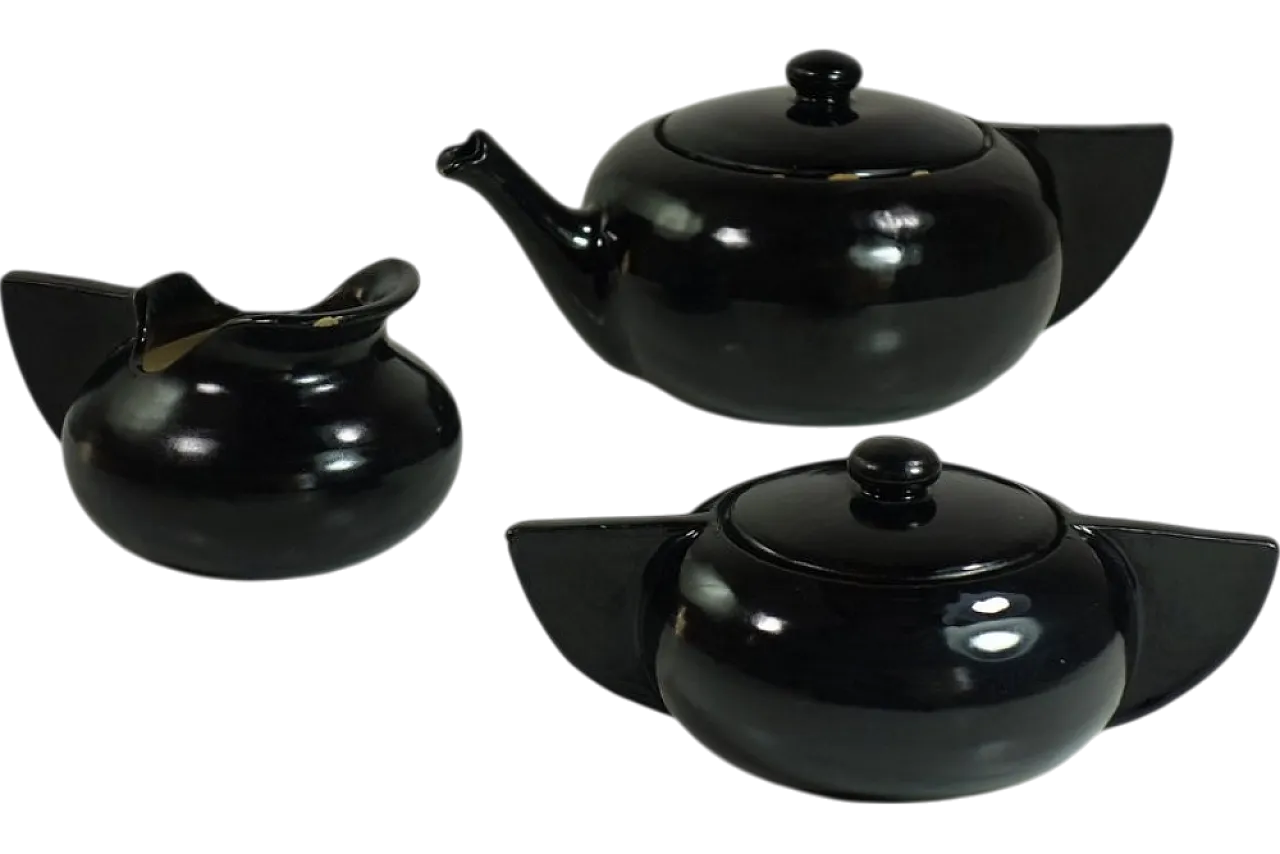 Servizio da tè Art Déco Bauhaus, primo '900 9