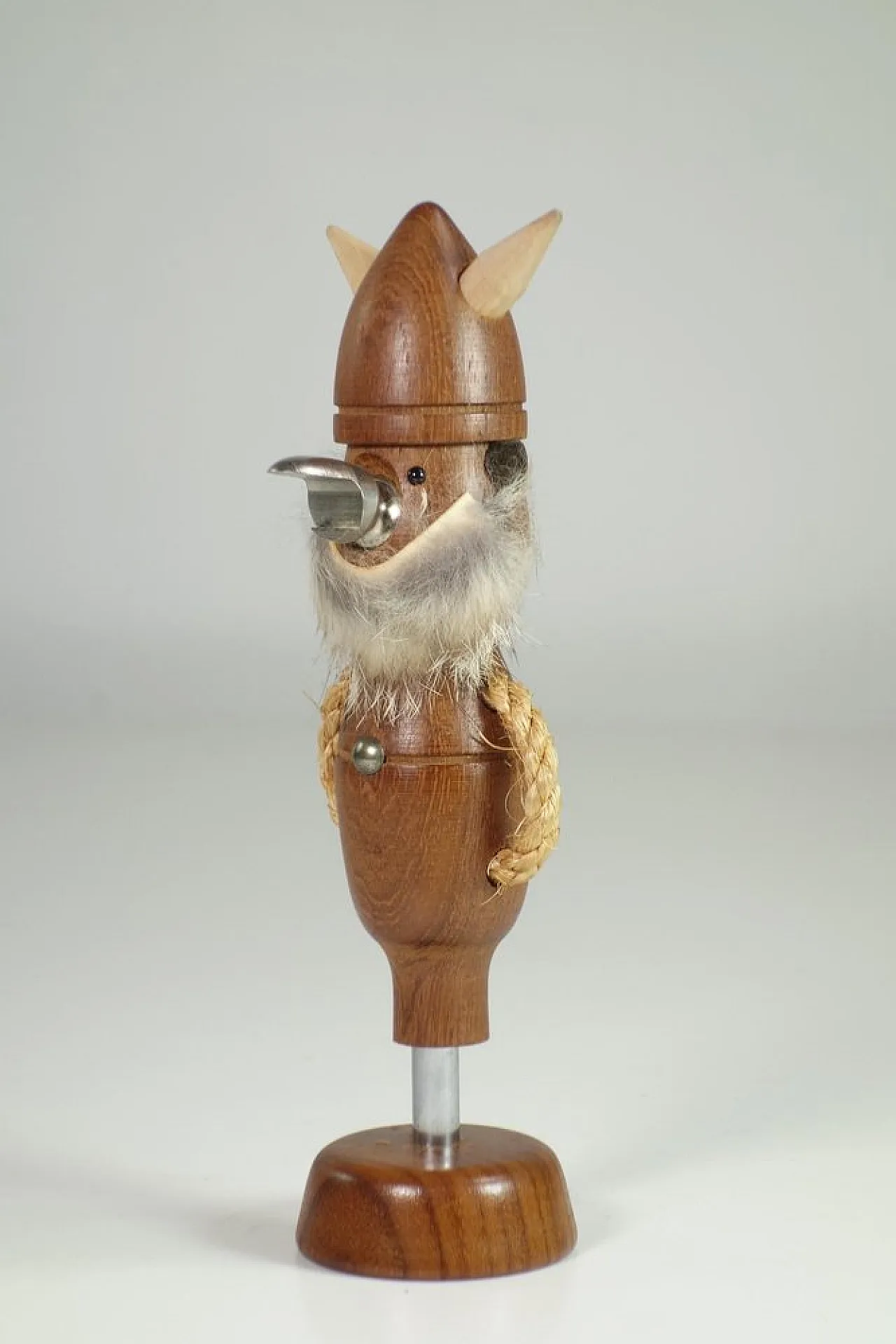 Mid-Century Modern teak viking corkscrew by Kaj Bojesen, 1950s 2