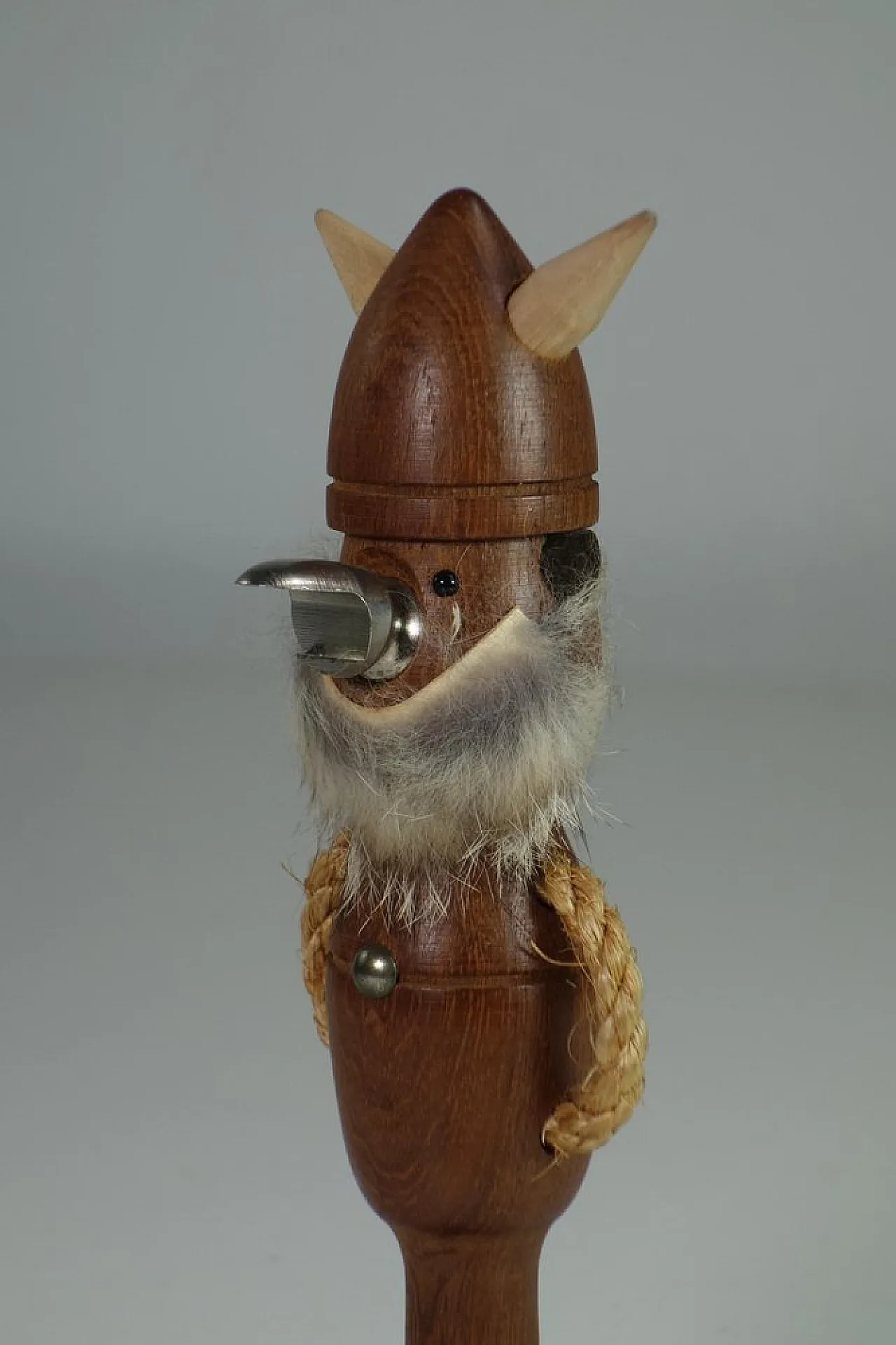 Mid-Century Modern teak viking corkscrew by Kaj Bojesen, 1950s 3