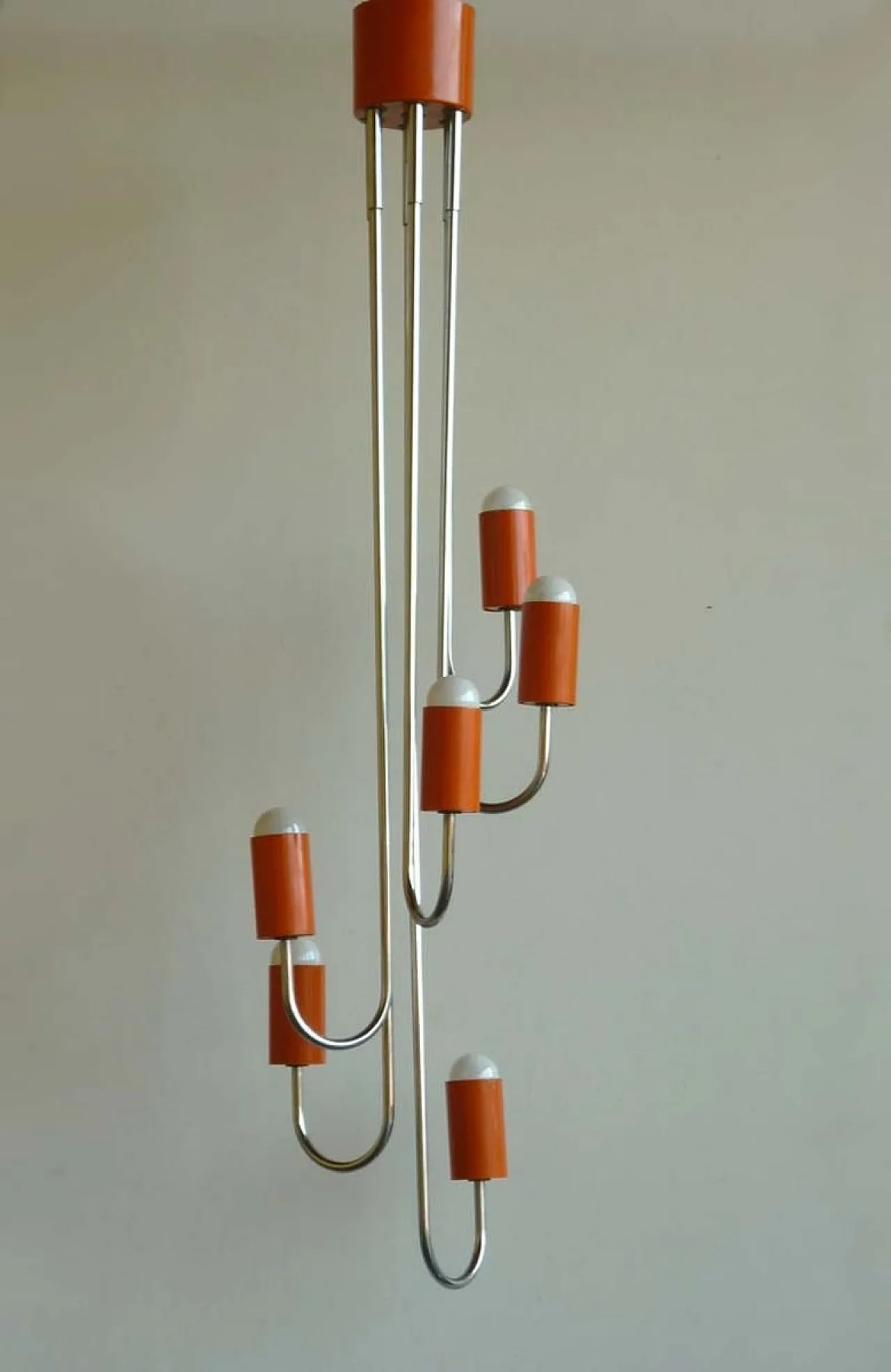 Lampadario Mid-Century di Robert Sonneman per Laurel, anni '60 1